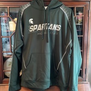 Michigan State University large men’s dri-fit hoodie
